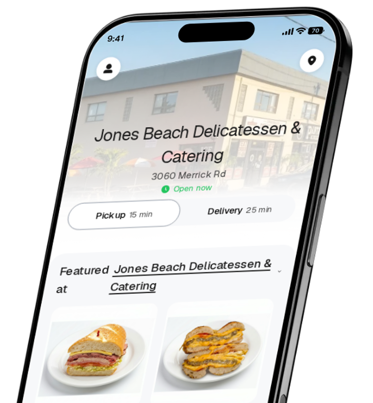Jones Beach Delicatessen & Catering app preview