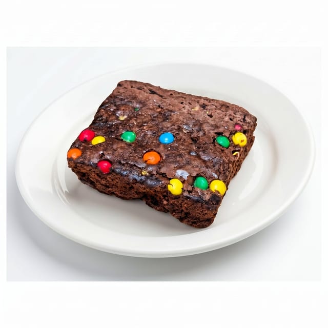 M & M Brownie.