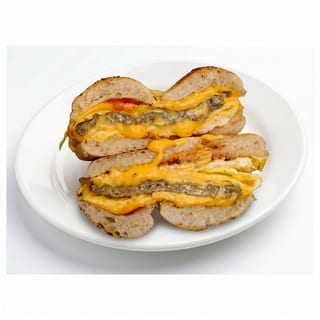 Sausage, Eggs, and Cheese Sandwich